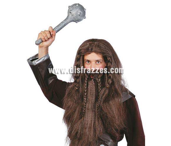 Maza Medieval de plástico de 29 cm. Ideal como complemento de tu disfraz de Medieval para ir de Fiesta a Pub's, Discotecas, Casas particulares, Restaurantes o Colegios y ayudar a crear un ambiente Medieval y Festivo propio de la Edad Media, cuando la gente se divertía viendo las justas y los torneos Medievales.
¡¡Compra tu complemento para el disfraz Medieval en nuestra tienda de disfraces, será divertido!!

