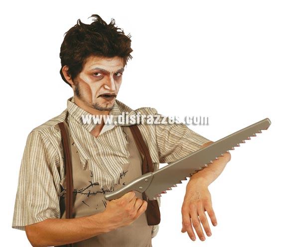 Serrucho de plástico de 53 cm. para Halloween. Ideal como complemento de tu disfraz de Halloween para ir de Fiesta a Pub's, Discotecas, Casas particulares o Restaurantes y ayudar a crear un ambiente terrorífico y tenebroso en la Fiesta de Halloween.
¡¡Cómpranos los complementos de tu disfraz para Halloween, será divertido!!