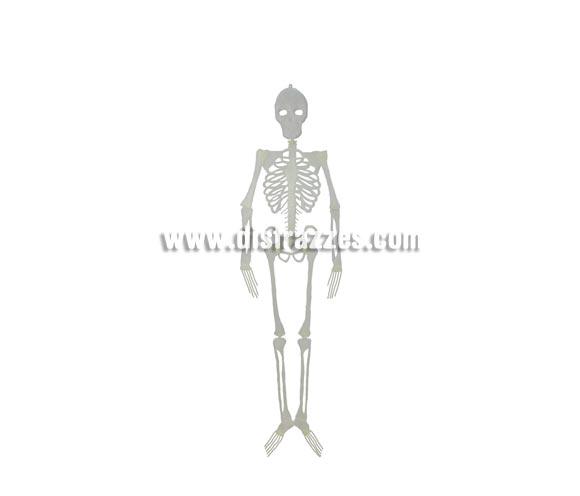 Esqueleto fosforescente (se ilumina en la oscuridad) de 90 cm. para Halloween. Artículo muy apropiado para decoración de Halloween en Discotecas, Pub's, Restaurantes, Colegios y Casas particulares y así crear un ambiente terrorífico y tenebroso típico de la Fiesta de Halloween cada vez más seguida por todos.
¡¡Cómpranos la decoración para Halloween, será divertido!!