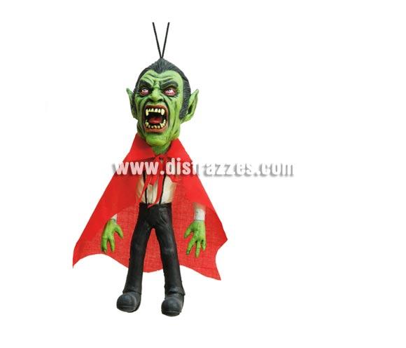 Colgante decorativo de Drácula de 50 cm. para Halloween. Artículo muy apropiado para decoración de Halloween en Discotecas, Pub's, Restaurantes, Colegios y Casas particulares y así crear un ambiente terrorífico y tenebroso típico de la Fiesta de Halloween cada vez más seguida por todos.
¡¡Cómpranos la decoración para Halloween, será divertido!!