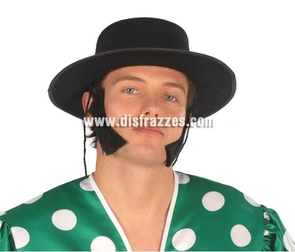 Sombrero fieltro Cordobés negro económico. Disponible sólo en color negro.
