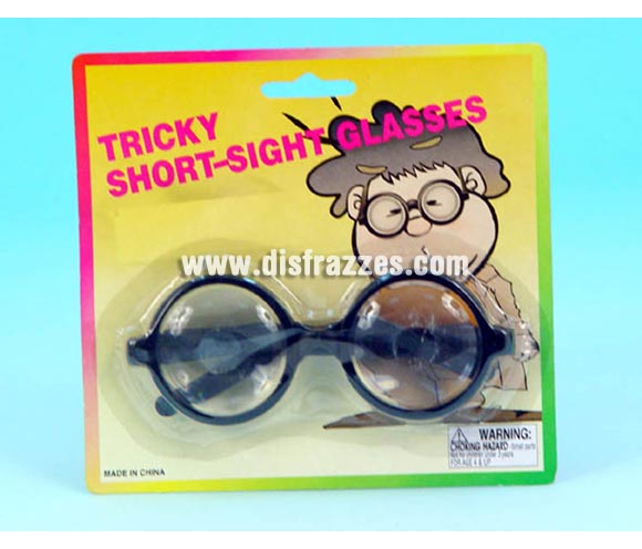Gafas con cristales gruesos. Ideal como complemento de tu disfraz cachondo para Carnaval para ir de Fiesta a Pubs, Discotecas, Casas particulares, Restaurantes o Colegios y ayudar a crear un ambiente Carnavalesco y Festivo propio de la Fiesta de Carnavales.
¡¡Compra el complemento para tu disfraz de Carnaval en nuestra tienda de disfraces, será divertido!!
