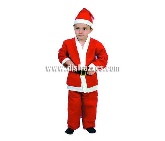 Disfraz de Papa Noel niño barato para Bavidad. Talla de 4 a 6 años. Incluye gorro, casaca, cinturón y pantalones. Éste disfraz de Navidad es ideal para la época Navideña en la que los niños hacen teatros de Belenes e interpretan canciones tradicionales en los Colegios y se comienzan a preparar las Fiestas en las que Reina la Paz y la Unidad. Disfrazándote con un disfraz para Navidad, o disfrazando a tus hijos con disfraces de Navidad, ayudas a crear ese ambiente mágico en el que los peques se sienten protagonistas y sienten el auténtico Espíritu Navideño que entre todos debemos crear.
¡¡Compra tu disfraz para Navidad en nuestra tienda de disfraces, será divertido!!
