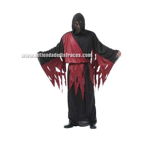 Disfraz de Hombre Muerte Adulto Económico. Talla única 52/54. Incluye túnica.