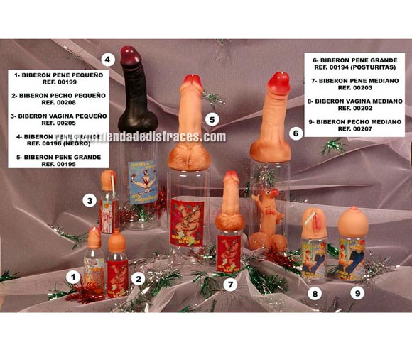 Biberón pene mediano. Perfecto para Despedidas de Soltero o Soltera.