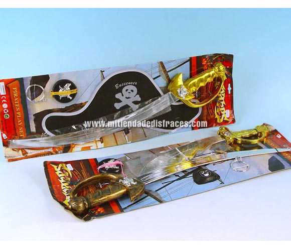 Blister con Accesorios de Pirata. 2 modelos surtidos.