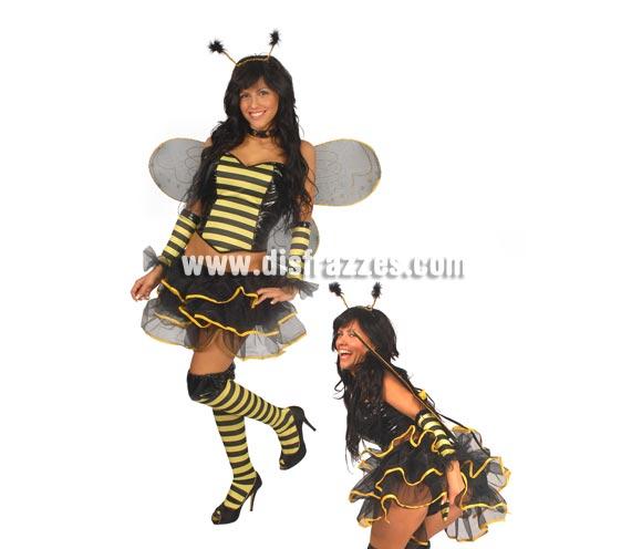 Disfraz de Abeja Sexy adulta para Carnaval. Talla única 38/40. Incluye diadema, cuello, corpiño, alas, manguitos, falda y medias.
¡¡Compra tu disfraz para Carnaval en nuestra tienda de disfraces, será divertido!!
