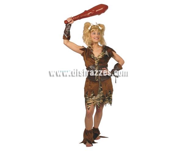 Disfraz de Cavernícola  o Troglodita adulta para Carnavales. Talla única válida hasta la 42/44. Incluye camisa, corpiño, manguitos, falda y tobilleras. Maza NO incluida, podrás verla en la sección de Complementos. Éste disfraz de Carnaval es ideal para divertirse en las Fiestas de Carnavales tan divertidas y estrambóticas como siempre y que cada vez se celebran en más Pueblos, Villas  y Ciudades, tanto en la calle como en Pubs, Discotecas, Casas particulares, Restaurantes o Colegios y disfrazándote con un traje de Carnaval ayudarás a crear ese ambiente Carnavalesco, tan divertido, multicolor y variopinto que a todos nos fascina y nos divierte.
¡¡Compra tu disfraz para Carnaval en nuestra tienda de disfraces, será divertido!!
