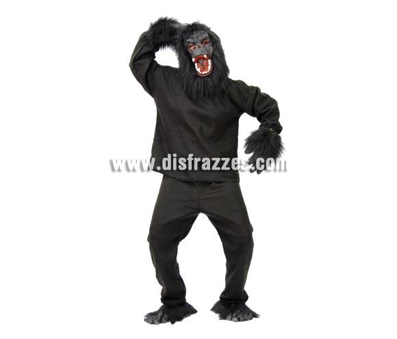 Disfraz de Gorila negro adulto para Carnavales. Talla única 52/54. Incluye cabeza, casaca, manos, pantalón y pies. Éste disfraz de Carnaval es ideal para divertirse en las Fiestas de Carnavales tan divertidas y estrambóticas como siempre y que cada vez se celebran en más Pueblos, Villas  y Ciudades, tanto en la calle como en Pubs, Discotecas, Casas particulares, Restaurantes o Colegios y disfrazándote con un traje de Carnaval ayudarás a crear ese ambiente Carnavalesco, tan divertido, multicolor y variopinto que a todos nos fascina y nos divierte.
¡¡Compra tu disfraz para Carnaval en nuestra tienda de disfraces, será divertido!!
