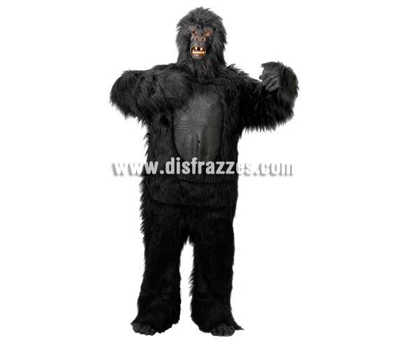 Disfraz de Gorila Negro Extra adulto para Canavales. Talla única 52/54. Incluye cabeza, traje, manos y pies. Un traje de Gorila de Alta Calidad. Éste disfraz de Carnaval es ideal para divertirse en las Fiestas de Carnavales tan divertidas y estrambóticas como siempre y que cada vez se celebran en más Pueblos, Villas  y Ciudades, tanto en la calle como en Pubs, Discotecas, Casas particulares, Restaurantes o Colegios y disfrazándote con un traje de Carnaval ayudarás a crear ese ambiente Carnavalesco, tan divertido, multicolor y variopinto que a todos nos fascina y nos divierte.
¡¡Compra tu disfraz para Carnaval en nuestra tienda de disfraces, será divertido!!
