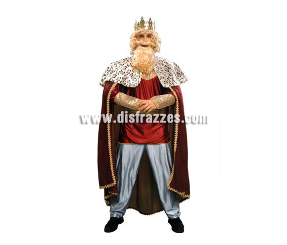Traje de Rey Mago adulto rojo barato para Navidad. Talla única 52/54. Tres modelos surtidos, precio por unidad, se venden por separado. Incluye capa, blusón, pantalón y cinturón. No incluye corona, ni peluca, ni barba, podrás verlo todo en la sección de Complementos para Navidad. Ideal para Belén y Colegios. Éste disfraz de Navidad es ideal para la época Navideña en la que los niños hacen teatros de Belenes e interpretan canciones tradicionales en los Colegios y se comienzan a preparar las Fiestas en las que Reina la Paz y la Unidad. Disfrazándote con un disfraz para Navidad, o disfrazando a tus hijos con disfraces de Navidad, ayudas a crear ese ambiente mágico en el que los peques se sienten protagonistas y sienten el auténtico Espíritu Navideño que entre todos debemos crear.
¡¡Compra tu disfraz para Navidad en nuestra tienda de disfraces, será divertido!!
