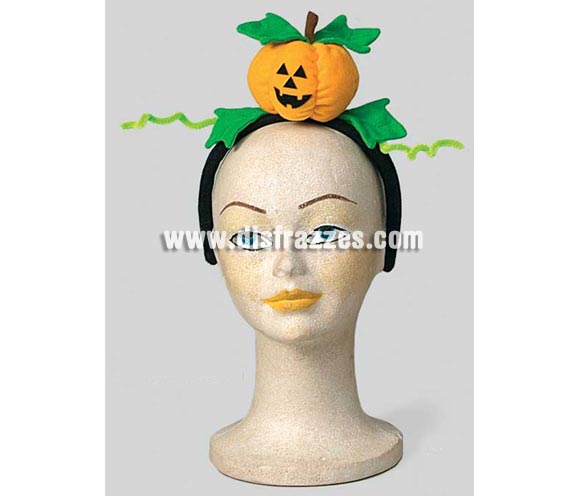 Diadema Calabaza. Un complemento genial para Halloween, discreto pero original y divertido. ¡¡¡PRÓXIMA RECEPCIÓN DE ÉSTE ARTÍCULO A PARTIR DE SEPTIEMBRE DE 2010!!!