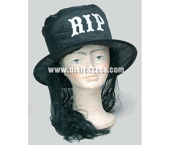 Sombrero RIP con pelo para Halloween. El gorro ideal para Halloween. Pelo incluido que va unido al sombrero. Talla única que sirve para adultos y para niños.
¡¡¡PRÓXIMA RECEPCIÓN DE ÉSTE ARTÍCULO A PARTIR DE SEPTIEMBRE DE 2010!!!