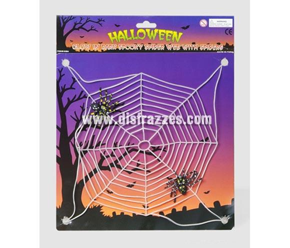 Telaraña fluorescente con tarántulas para Halloween. Artículo muy apropiado para decoración de Halloween en Discotecas, Pubs, Restaurantes, Colegios y Casas particulares y así crear un ambiente terrorífico y tenebroso típico de la Fiesta de Halloween cada vez más seguida por todos.
¡¡Compra la decoración para Halloween en nuestra tienda de disfraces, será divertido!!
