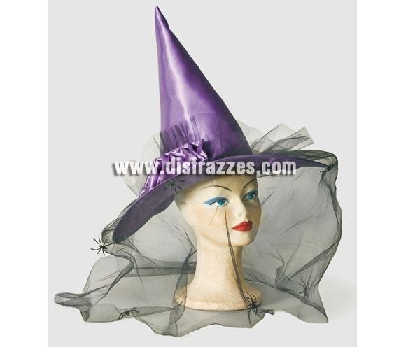 Sombrero de Bruja de raso luxe. Un gorro de Bruja muy bonito y lujoso ideal como complemento de tu disfraz de Halloween para ir de Fiesta a Pub's, Discotecas, Casas particulares o Restaurantes y ayudar a crear un ambiente terrorífico y tenebroso en Halloween.
¡¡¡PRÓXIMA RECEPCIÓN DE ÉSTE ARTÍCULO A PARTIR DE SEPTIEMBRE DE 2010!!!
