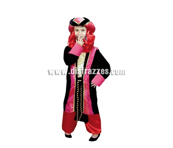 Disfraz de Príncipe Árabe o de Paje Real infantil para Carnaval o para Navidad barato. Talla de 4 a 6 años. Incluye turbante, blusón, cinturón y pantalones. Traje Paje Real para Navidad. Éste disfraz de Navidad es ideal para la época Navideña en la que los niños hacen teatros de Belenes e interpretan canciones tradicionales en los Colegios y se comienzan a preparar las Fiestas en las que Reina la Paz y la Unidad. Disfrazándote con un disfraz para Navidad, o disfrazando a tus hijos con disfraces de Navidad, ayudas a crear ese ambiente mágico en el que los peques se sienten protagonistas y sienten el auténtico Espíritu Navideño que entre todos debemos crear.
¡¡Compra tu disfraz para Navidad en nuestra tienda de disfraces, será divertido!!
