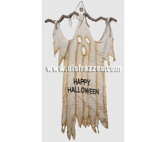 Fantasma colgante de 80 x 140 cm. para Halloween. Artículo muy apropiado para decoración de Halloween en Discotecas, Pubs, Restaurantes, Colegios y Casas particulares y así crear un ambiente terrorífico y tenebroso típico de la Fiesta de Halloween cada vez más seguida por todos.
¡¡Compra la decoración para Halloween en nuestra tienda de disfraces, será divertido!!