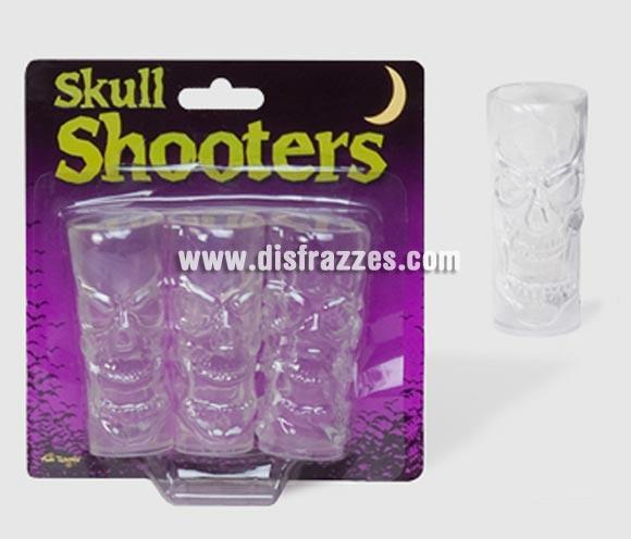 Chupitos Calavera para Halloween. Blister de 3 uds. Material plástico. Ideal para tomar un chupito en Pub's, Discotecas, Casas particulares y Restaurantes en Halloween y crear un ambiente terrorífico.
¡¡Compra la decoración para Halloween en nuestra tienda de disfraces, será divertido!!