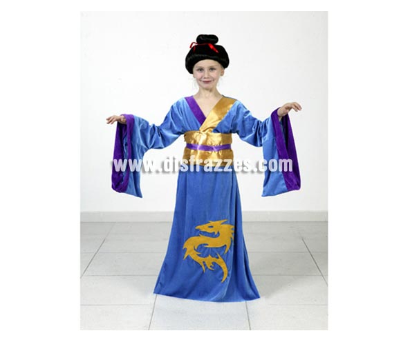 Disfraz barato de Japonesa o Geisha infantil para Carnaval. Talla de 10 a 12 años. Incluye vestiso y cinturón. Peluca NO incluida, podrás verla en la sección Pelucas. Éste disfraz de Carnaval es ideal para divertirse en las Fiestas de Carnavales tan divertidas y estrambóticas como siempre y que cada vez se celebran en más Pueblos, Villas  y Ciudades, tanto en la calle como en Pubs, Discotecas, Casas particulares, Restaurantes o Colegios y disfrazándote con un traje de Carnaval ayudarás a crear ese ambiente Carnavalesco, tan divertido, multicolor y variopinto que a todos nos fascina y nos divierte.
¡¡Compra tu disfraz para Carnaval en nuestra tienda de disfraces, será divertido!!
