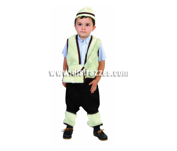 Disfraz de Pastorcito talla de 1 a 2 años barato. Incluye gorro, chaleco, zurrón y polainas. Disfraz de Pastor o Pastorcillo para niño en Navidad. Éste disfraz de Navidad es ideal para la época Navideña en la que los niños hacen teatros de Belenes e interpretan canciones tradicionales en los Colegios y se comienzan a preparar las Fiestas en las que Reina la Paz y la Unidad. Disfrazándote con un disfraz para Navidad, o disfrazando a tus hijos con disfraces de Navidad, ayudas a crear ese ambiente mágico en el que los peques se sienten protagonistas y ven el auténtico Espíritu Navideño que entre todos debemos crear.
¡¡Compra tu disfraz para Navidad en nuestra tienda de disfraces, será divertido!!


