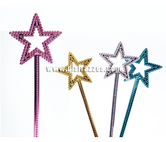 Varita mágica estrella metalizada de 35cm. para Carnaval. Colores surtidos. Ideal como complemento de tu disfraz para Carnaval para ir de Fiesta a Pubs, Discotecas, Casas particulares, Restaurantes o Colegios y ayudar a crear un ambiente Carnavalesco y Festivo propio de la Fiesta de Carnavales.
¡¡Compra el complemento para tu disfraz de Carnaval en nuestra tienda de disfraces, será divertido!!
