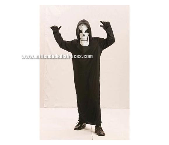 Disfraz de Fantasma Económico talla de 4 a 6 años. Incluye túnica y máscara. Disfraz de Scream. 2 colores surtidos.