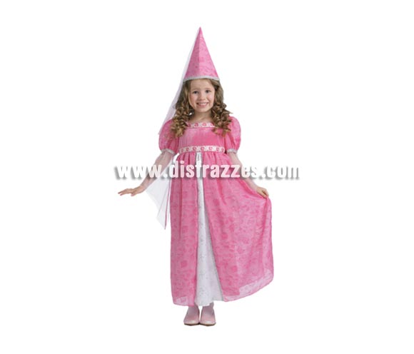Disfraz de Pequeña Princesa infantil para -Carnaval. Talla de 5 a 6 años. Disfraz de Hada Madrina Rosa. Incluye vestido y gorro. Éste disfraz de Carnaval es ideal para divertirse en las Fiestas de Carnavales tan divertidas y estrambóticas como siempre y que cada vez se celebran en más Pueblos, Villas  y Ciudades, tanto en la calle como en Pubs, Discotecas, Casas particulares, Restaurantes o Colegios y disfrazándote con un traje de Carnaval ayudarás a crear ese ambiente Carnavalesco, tan divertido, multicolor y variopinto que a todos nos fascina y nos divierte.
¡¡Compra tu disfraz para Carnaval en nuestra tienda de disfraces, será divertido!!
