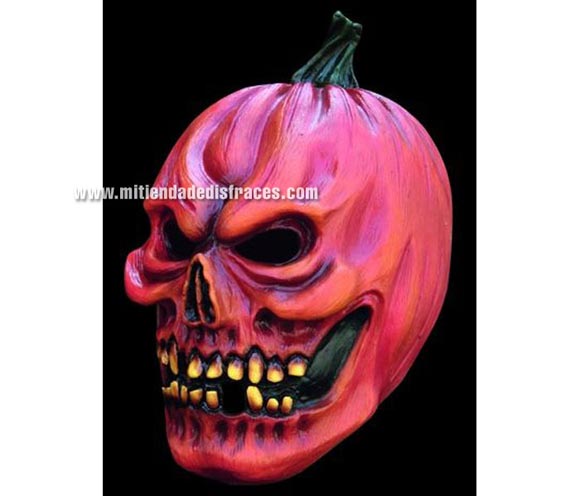 Máscara de Calabaza de látex. Alta calidad. Fabricada artesanalmente por una empresa que hacen efectos especiales para Hollywood.