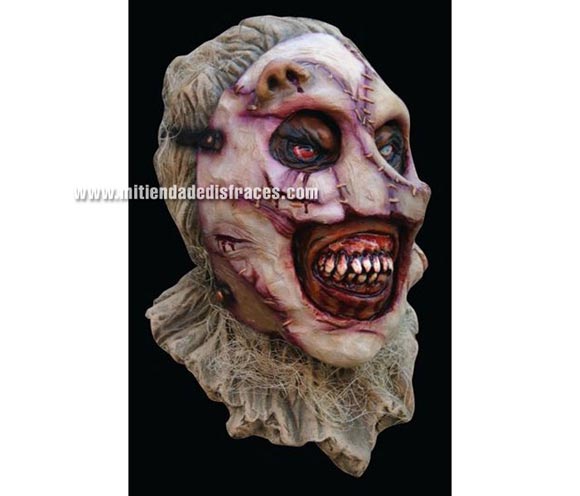 Máscara de Trocitos. Alta calidad. Fabricada en látex artesanalmente por una empresa que hacen efectos especiales para Hollywood. Máscara de Zombie cosido.