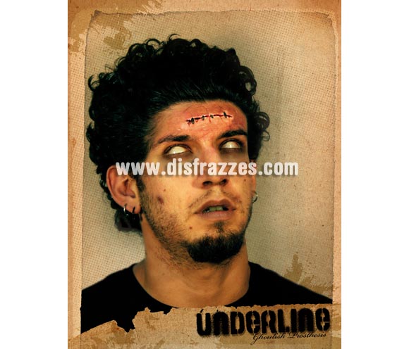 Maquillaje herida corte cosido para Halloween. Underline FX. Artículo de Maquillaje FX fabricado en látex ideal para caracterizarte en Carnaval, en Halloween o en cualquier fecha del año que tengas ocasión para ir de Fiesta a Pubs, Discotecas, Casas particulares, Restaurantes o Colegios y ayudar a crear un ambiente Festivo propio de la Fiesta a la que acudas.
¡¡Compra el maquillaje FX para tu disfraz de Carnaval o de Halloween en nuestra tienda de disfraces, será divertido!!
