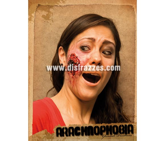 Maquillaje FX Aracnofobia para Halloween. Artículo de Maquillaje FX fabricado en látex ideal para caracterizarte en Carnaval, en Halloween o en cualquier fecha del año que tengas ocasión para ir de Fiesta a Pubs, Discotecas, Casas particulares, Restaurantes o Colegios y ayudar a crear un ambiente Festivo propio de la Fiesta a la que acudas.
¡¡Compra el maquillaje FX para tu disfraz de Carnaval o de Halloween en nuestra tienda de disfraces, será divertido!!
