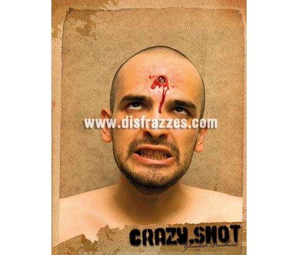 Maquillaje tiro de bala FX para Halloween. Crazy Shot FX. Artículo de Maquillaje FX fabricado en látex ideal para caracterizarte en Carnaval, en Halloween o en cualquier fecha del año que tengas ocasión para ir de Fiesta a Pubs, Discotecas, Casas particulares, Restaurantes o Colegios y ayudar a crear un ambiente Festivo propio de la Fiesta a la que acudas.
¡¡Compra el maquillaje FX para tu disfraz de Carnaval o de Halloween en nuestra tienda de disfraces, será divertido!!
