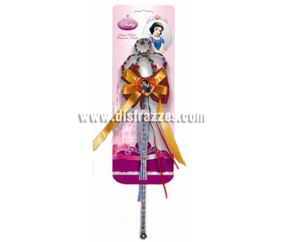 Varita de Blancanieves con licencia Disney. Ideal como regalo en Navidad, Reyes Magos, Cumpleaños o en cualquier fecha del año. Con éste regalo quedarás muy bien y seguro que a los peques les encantará, además hará que desarrollen su imaginación y que jueguen haciendo valer su fantasía.
¡¡Compra tu disfraz o tus complementos para regalar en nuestra tienda de disfraces, será divertido!!
