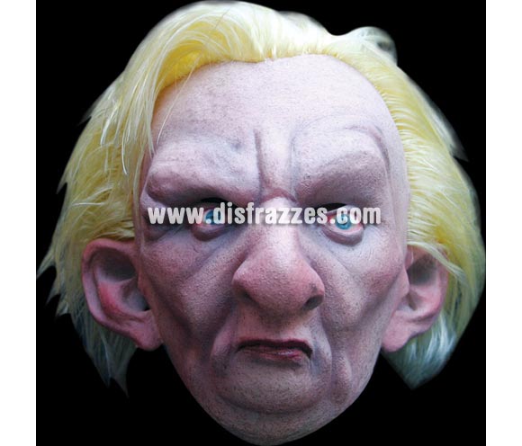 Máscara de Luke Blond para Halloween. Alta calidad. Fabricada en látex artesanalmente por una empresa que realiza efectos especiales para Hollywood. Máscara o Careta de Halloween ideal para ir de Fiesta la Noche de las Brujas a Pubs, Discotecas, Casas particulares o Restaurantes y ayudar a crear un ambiente terrorífico y tenebroso en la Fiesta de Halloween. ¡¡Compra tu careta o tu máscara para Halloween en nuestra tienda de disfraces, será divertido!!