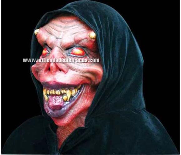 Máscara de Datary. Alta calidad. Fabricada en látex artesanalmente por una empresa que hace efectos especiales para Hollywood. Máscara de Diablo Vampiro.