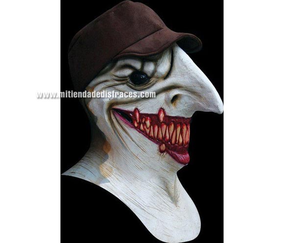 Máscara de Sharky. Alta calidad. Fabricada en látex artesanalmente por una empresa que hacen efectos especiales para Hollywood. Máscara de Hombre-Tiburón.