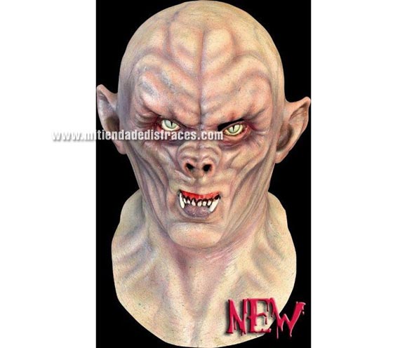 Máscara de Viktor. Alta calidad. Fabricada en látex artesanalmente por una empresa que hace efectos especiales para Hollywood. Máscara de cabeza entera. Máscara de Vampiro.