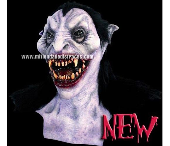 Máscara de Vladimir. Alta calidad. Fabricada en látex artesanalmente por una empresa que hace efectos especiales para Hollywood. Máscara de Vampiro Vladimir de cabeza entera.