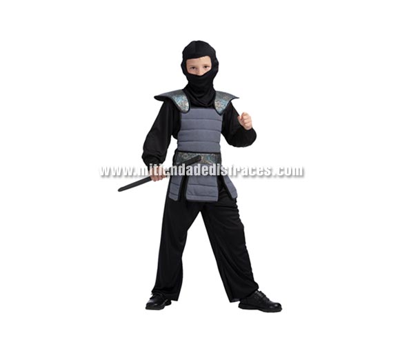 Disfraz de Samurai niño talla de 4 a 6 años. Espada NO incluida, podrás verla en la sección Complementos. Disfraz de Ninja para niño.