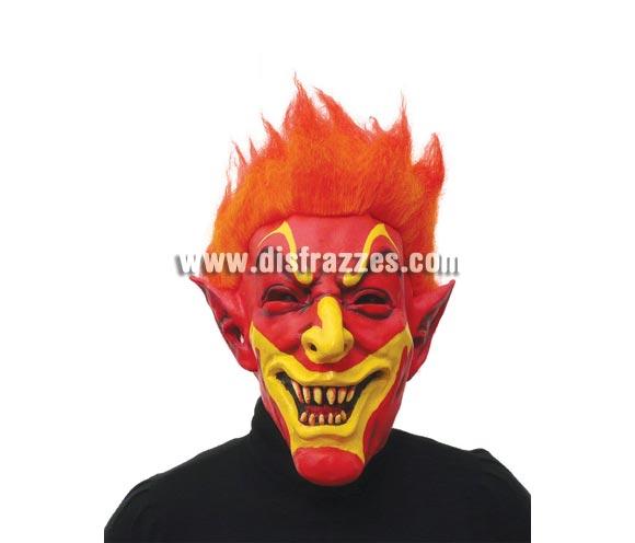 Careta o Máscara de Demonio o Diablo con pelo naranja y cara con colores de España para Halloween. Máscara o Careta de Halloween ideal para ir de Fiesta a Pub's, Discotecas, Casas particulares o Restaurantes y ayudar a crear un ambiente terrorífico y tenebroso en la Fiesta de Halloween.
¡¡Cómpranos tu careta o tu máscara para Halloween, será divertido!!
¡¡¡PRÓXIMA RECEPCIÓN DE ÉSTE ARTÍCULO A PARTIR DE SEPTIEMBRE DE 2010!!!
