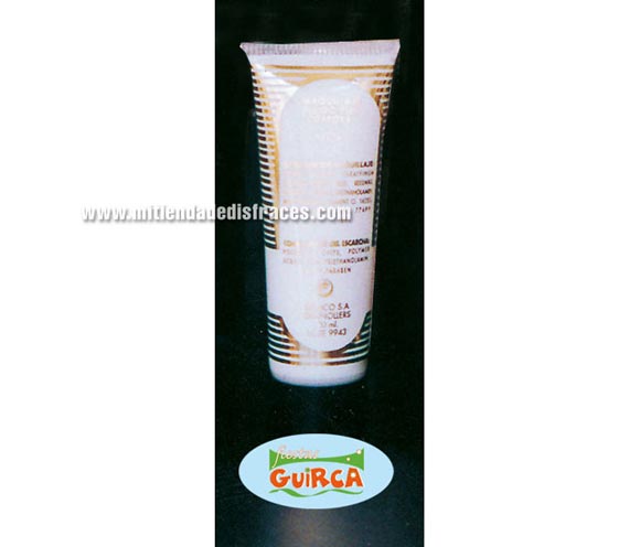 Tubo maquillaje en gel Blanco 20 cc.