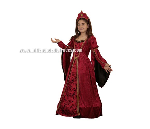 Disfraz de Princesa Radiante talla de 4 a 6 años. Incluye tocado de la cabeza y vestido.