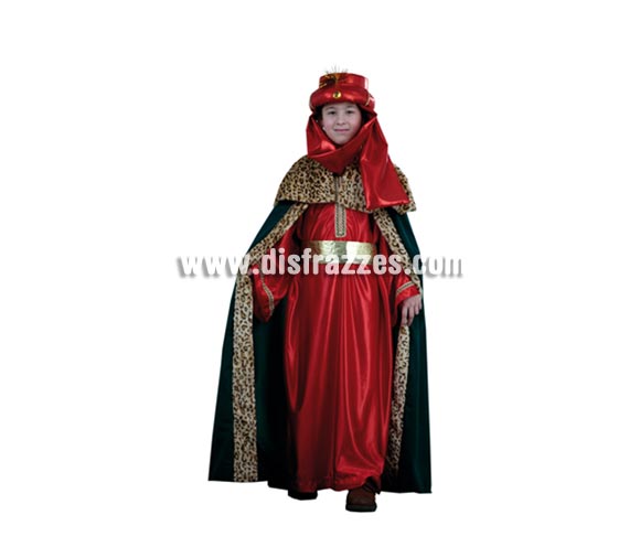 Disfraz de Rey Mago rojo lujo barato para niños. Talla de 10 a 12 años. Turbante NO incluido, podrás verlo en la sección Comlementos. Traje de Rey Mago Baltasar infantil. Éste disfraz de Navidad es ideal para la época Navideña en la que los niños hacen teatros de Belenes e interpretan canciones tradicionales en los Colegios y se comienzan a preparar las Fiestas en las que Reina la Paz y la Unidad. Disfrazándote con un disfraz para Navidad, o disfrazando a tus hijos con disfraces de Navidad, ayudas a crear ese ambiente mágico en el que los peques se sienten protagonistas y sienten el auténtico Espíritu Navideño que entre todos debemos crear.
¡¡Compra tu disfraz para Navidad en nuestra tienda de disfraces, será divertido!!
