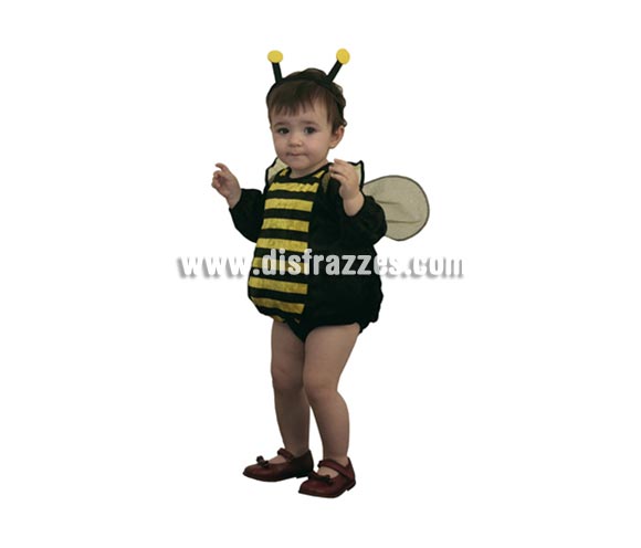 Disfraz de Abejita talla de 6 a 12 meses. Disfraz de Abeja. Incluye diadema, vestido con alas y braguita.