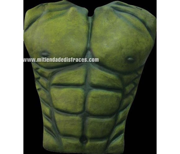 Pecho Verde. Alta calidad. Fabricado en látex artesanalmente por una empresa que hace efectos especiales para Hollywood. Pecho de La Masa.