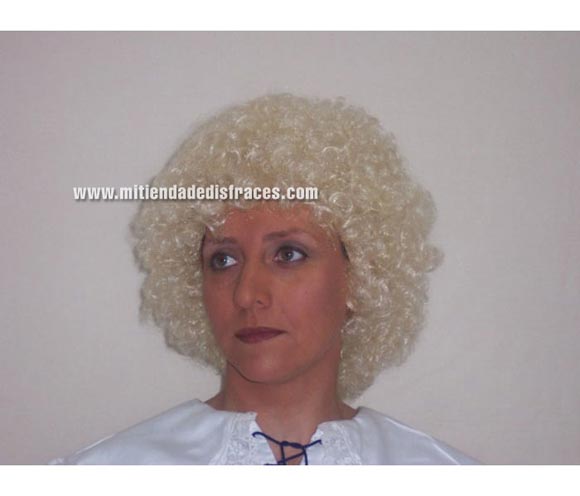 Peluca Payaso rubio. Muy buena calidad. Fabricada en España. Talla universal.