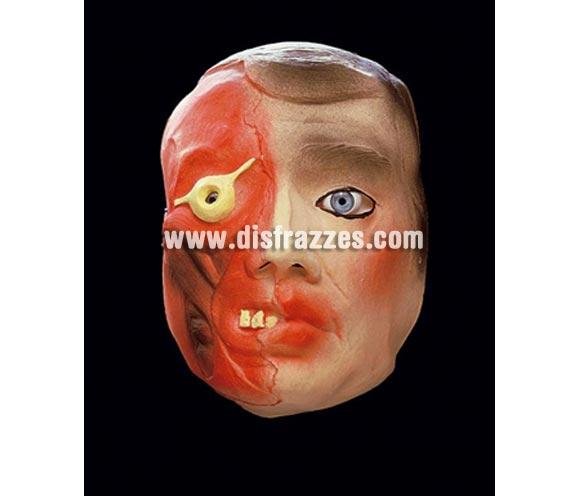 Careta o máscara de mitad hombre-mitad monstruo para Halloween. Máscara o Careta de Halloween ideal para ir de Fiesta la Noche de las Brujas a Pubs, Discotecas, Casas particulares o Restaurantes y ayudar a crear un ambiente terrorífico y tenebroso en la Fiesta de Halloween.
¡¡Compra tu careta o tu máscara para Halloween en nuestra tienda de disfraces, será divertido!!
