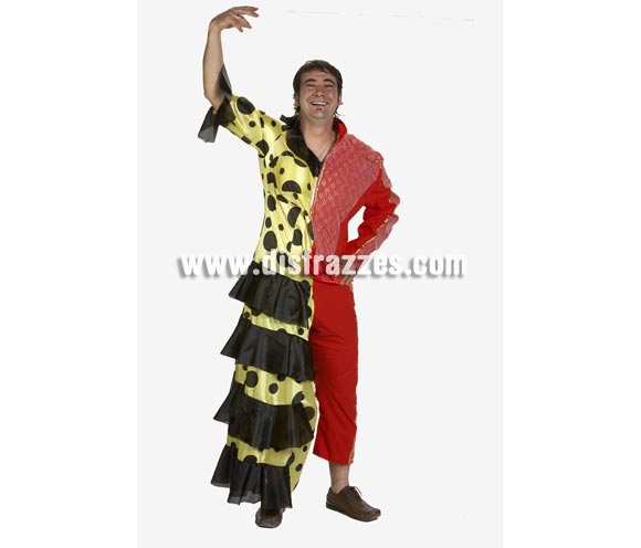 Disfraz de Torero-Sevillana adulto. Alta calidad. Hecho en España. Talla única 52/56.