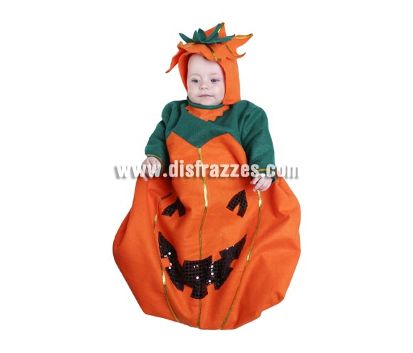 Disfraz Saquito Calabaza bebé para Halloween. Talla de 6 meses. Alta calidad. Hecho en España. Incluye saquito y capucha. Éste disfraz de Halloween es ideal para celebrar la Fiesta de la Noche de las Brujas en Pubs, Discotecas, Casas particulares,  Restaurantes o Colegios y ayudar a crear un ambiente terrorífico y tenebroso indispensable para la Noche de Halloween la cual se celebra la víspera de Todos los Santos.
¡¡Compra tu disfraz para Halloween en nuestra tienda de disfraces, será divertido!!
