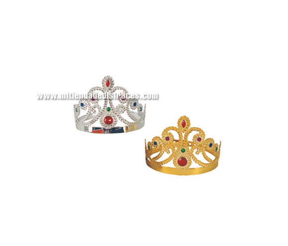 Corona de Reina. En color ORO o PLATA. Precio por unidad, se venden por separado.